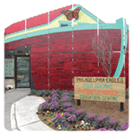 Philadelphia Eagles-Four Seasons Butterfly House Entrance
